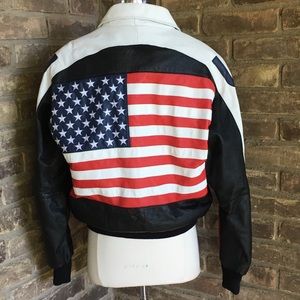 Michael Hoban Leather Jacket Coat Vintage Bomber